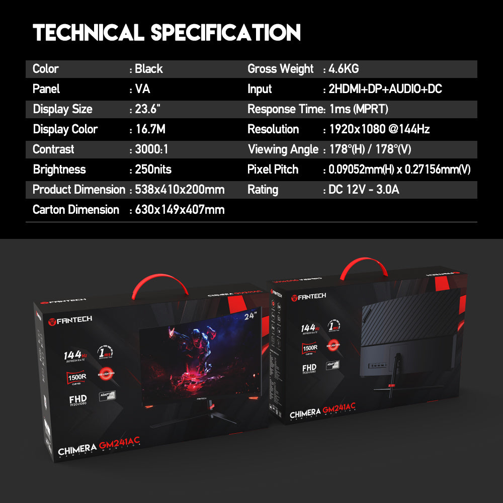 Fantech GM241AC Fantech GM241AC